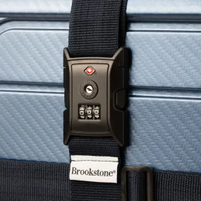 Brookstone 2 Way Luggage Strap   Combo Lock