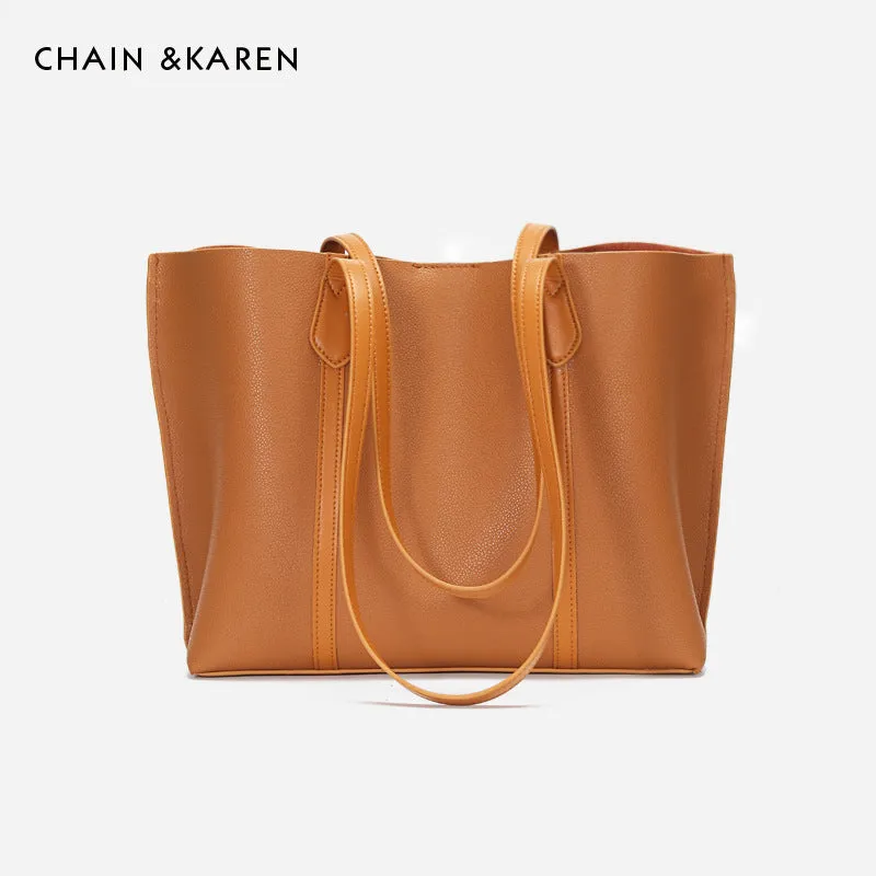Brown Leather Tote Handbags for Women L2042
