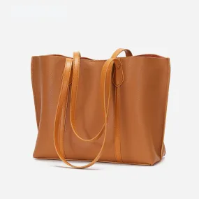 Brown Leather Tote Handbags for Women L2042