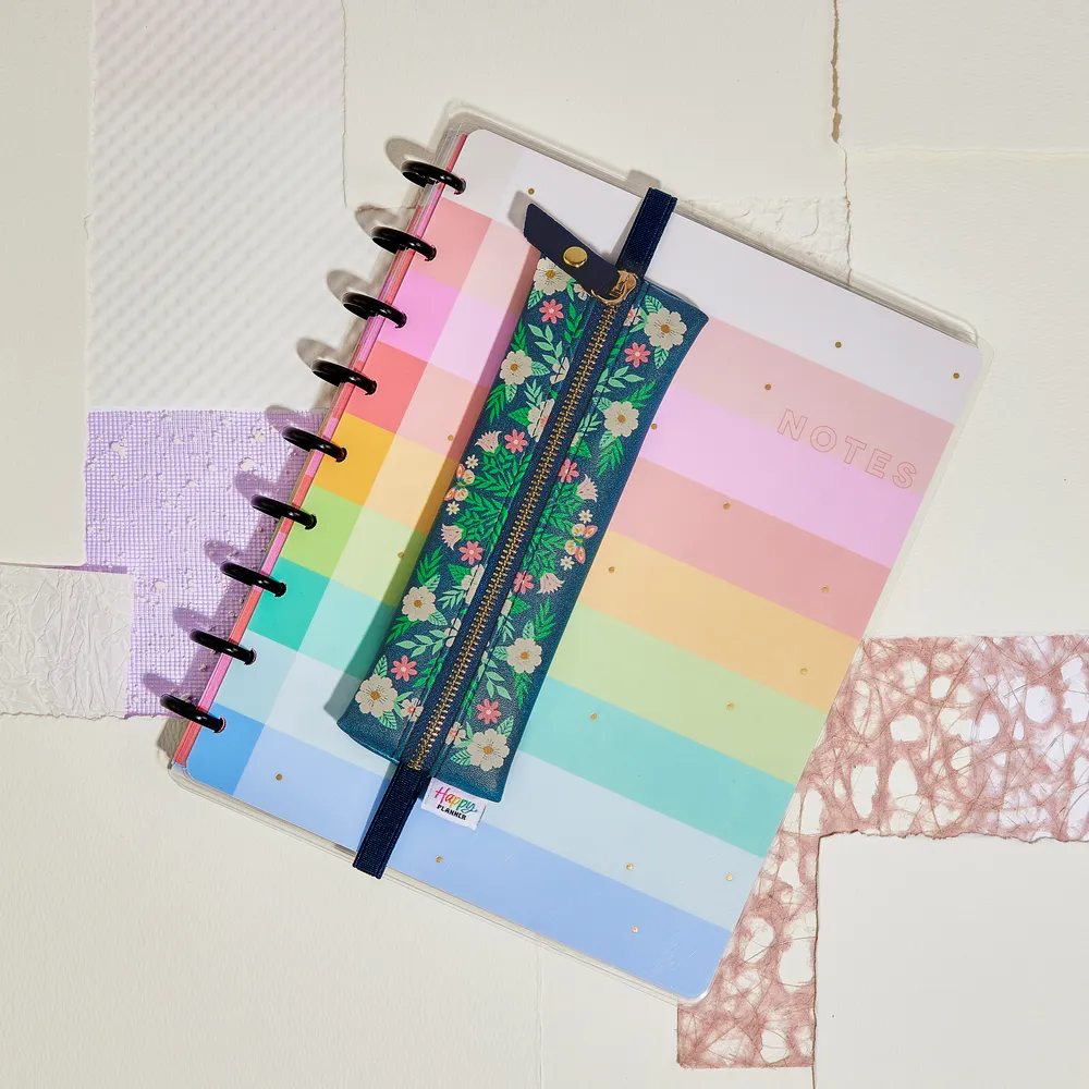 Butterflies and Blooms - Slim Banded Pen Pouch