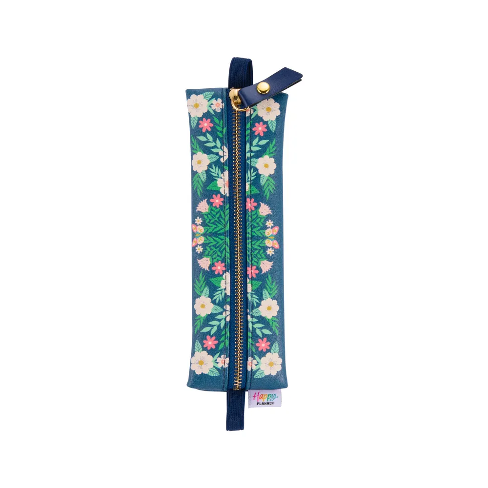 Butterflies and Blooms - Slim Banded Pen Pouch