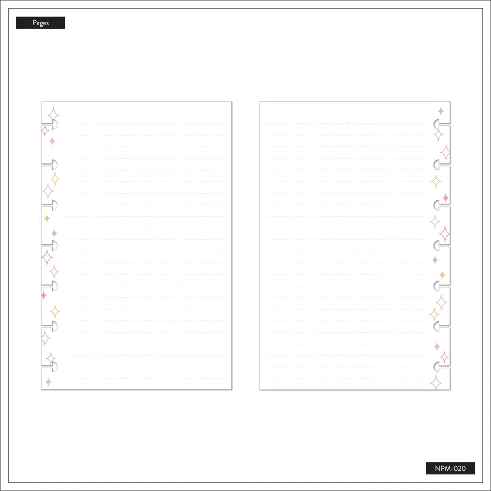 Butterfly Bliss - Dotted Lined Mini Notebook - 60 Sheets