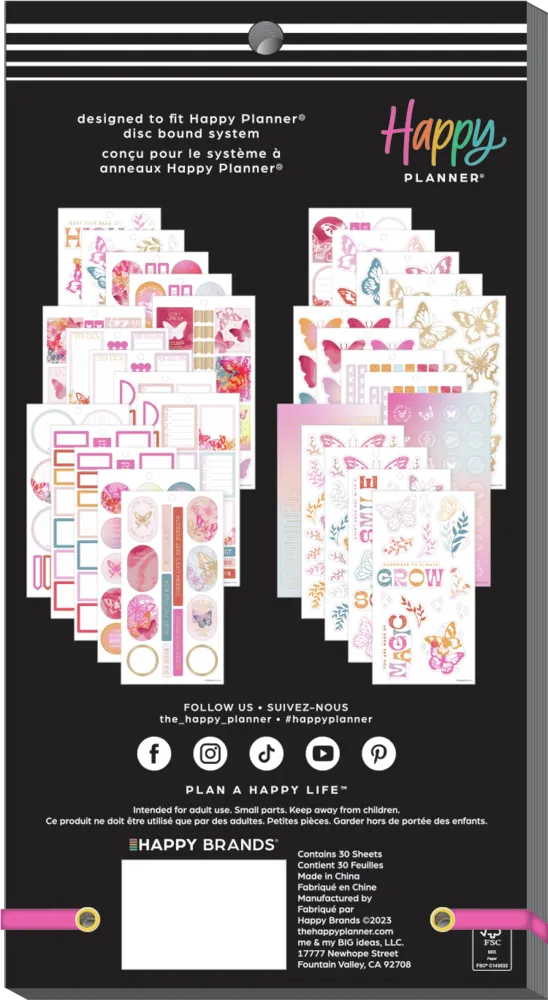 Butterfly Bliss - Value Pack Stickers