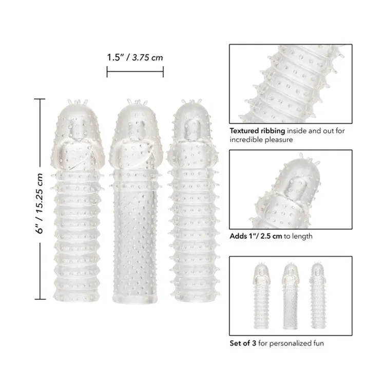 Cal Exotics 3 Piece Penis Extension Kit