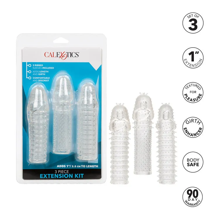 Cal Exotics 3 Piece Penis Extension Kit
