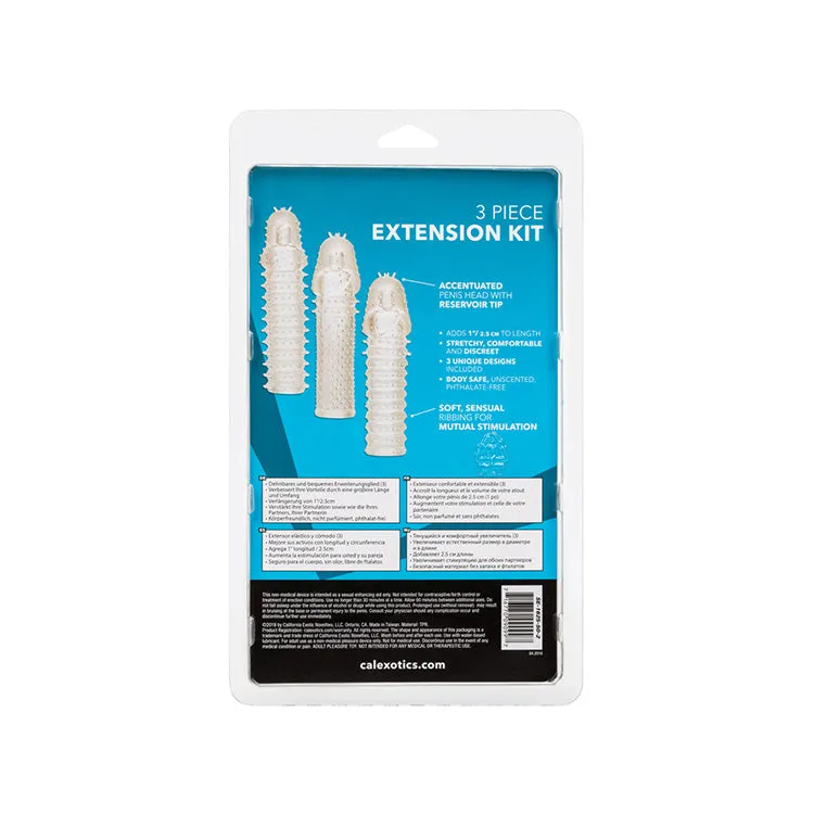 Cal Exotics 3 Piece Penis Extension Kit