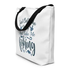 Call Me Pretty Beach Bag