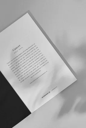 Cancer  Zodiac Notebook