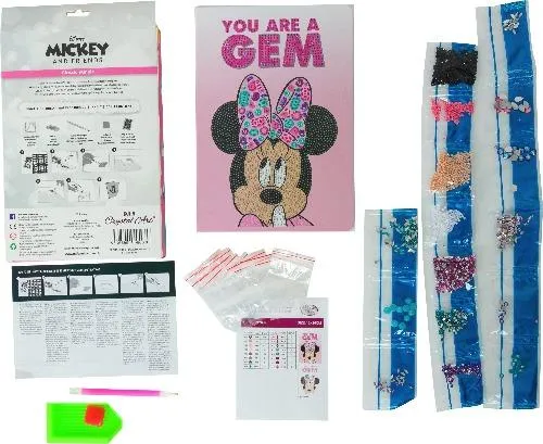 CANJ-DNY602: Classic Minnie, Crystal Art Notebook