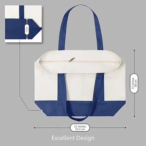 Canvas Tote Bag Valor Eagles Script