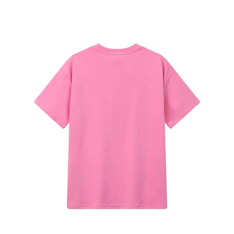 Cartoon 3D Bunny Round Neck T-Shirt