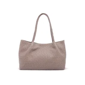 Cassidy Woven Slouchy Bag - Taupe