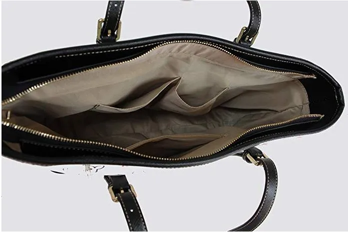 Cat Tote Bag Purse, Cute Kittens Print Handbag Women Vegan Leather Zip Top Small Large Designer Handmade Shoulder Work Ladies Bag