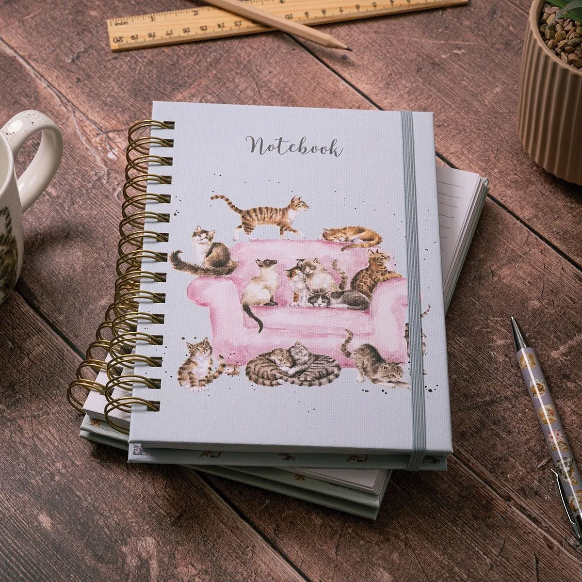 Cattitude Ring Bound Notebook