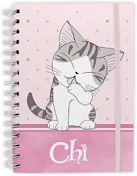 CHI'S SWEET HOME - Purrty in Pink Spiral Notebook