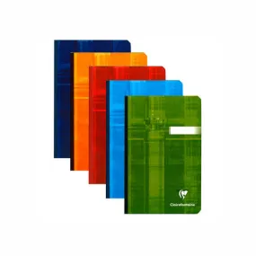 Clairefontaine Clothbound Notebook - Ruled 96 sheets - 4 1/4 x 6 3/4 - Assorted