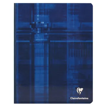 Clairefontaine Clothbound Notebook - Ruled 96 sheets - 6 1/2 x 8 1/4 - Assorted