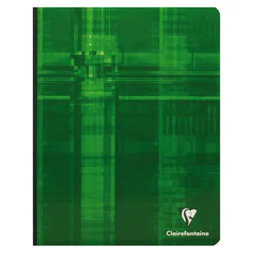 Clairefontaine Clothbound Notebook - Ruled 96 sheets - 6 1/2 x 8 1/4 - Assorted