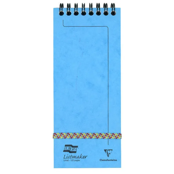 Clairefontaine Europa Listmaker Wirebound Notepad (180x76)