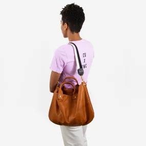 Clare V. - Shoulder Strap in Black & White Cotton Webbing