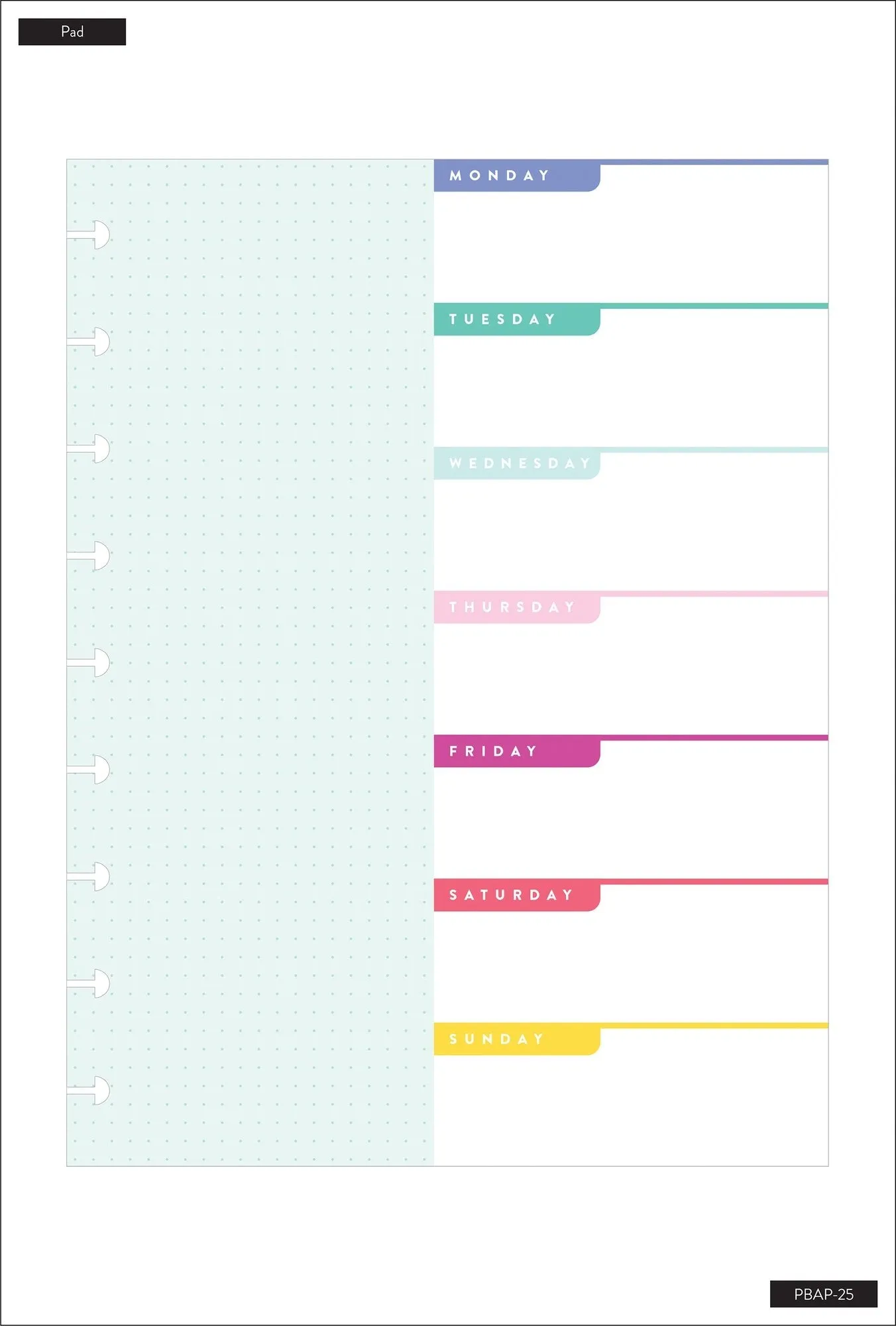 Classic Block Paper Pad - Brights