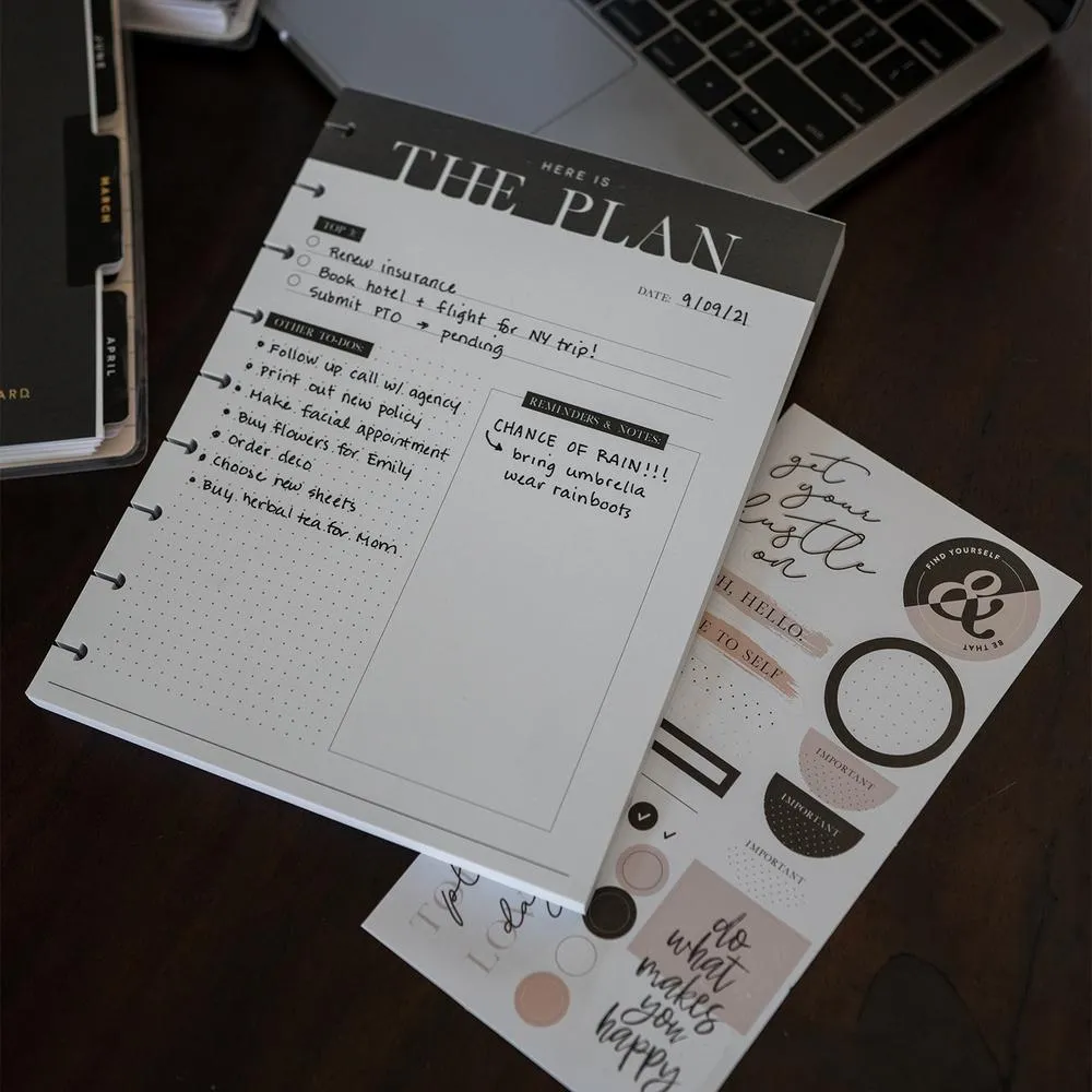 Classic Block Paper Pad - The Plan