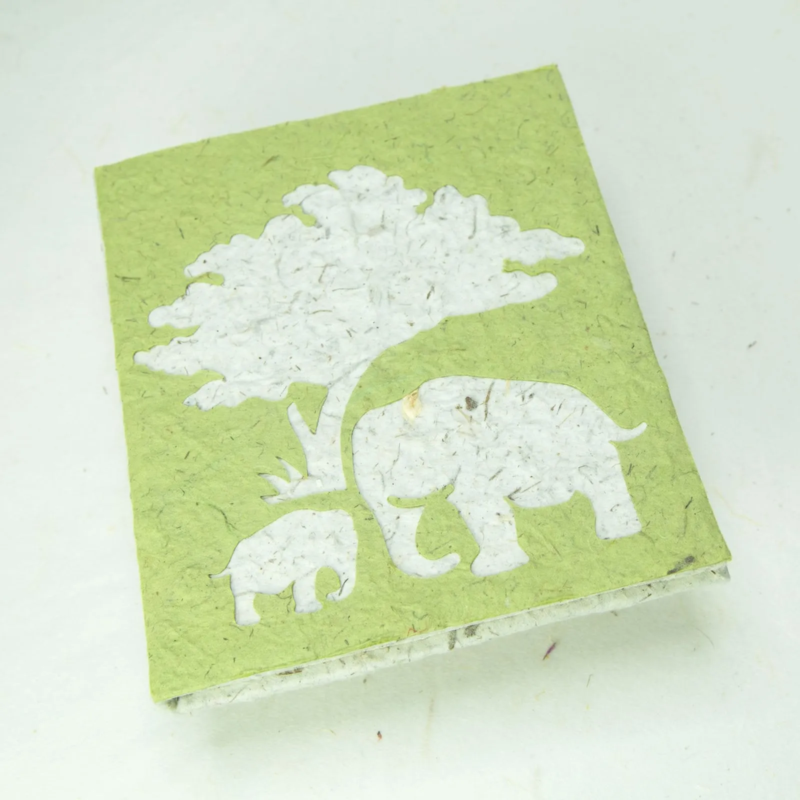 Classic Elephant POOPOOPAPER - Mom & Baby - Grass - Eco-friendly Journal