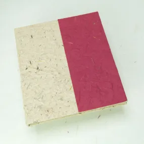 Classic Elephant POOPOOPAPER - Two-Toned Burgundy - Eco-friendly Journal