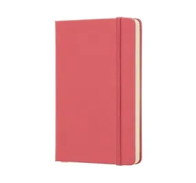 Classic Notebook, Hard Cover, Pocket, Blank, Daisy Pink