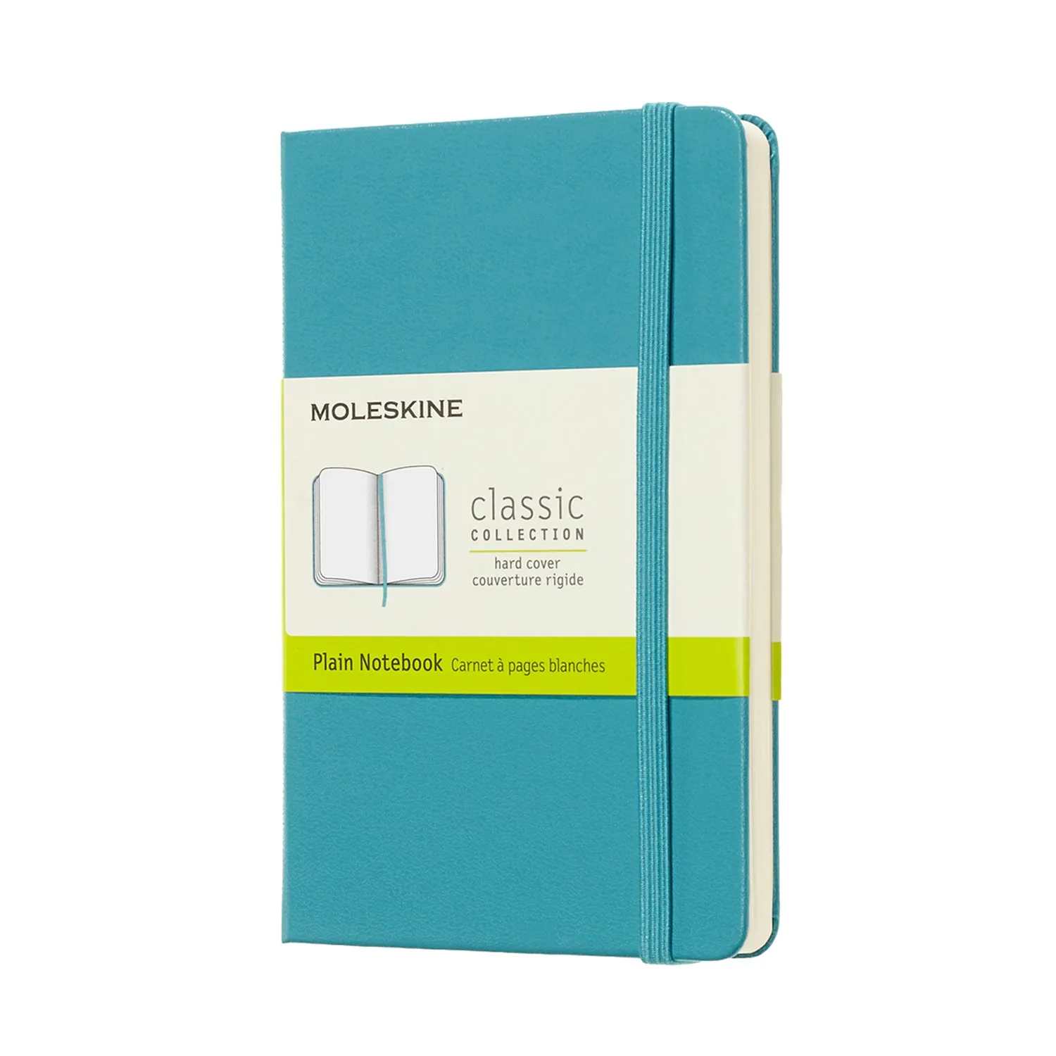 Classic Notebook, Hard Cover, Pocket, Blank, Reef Blue