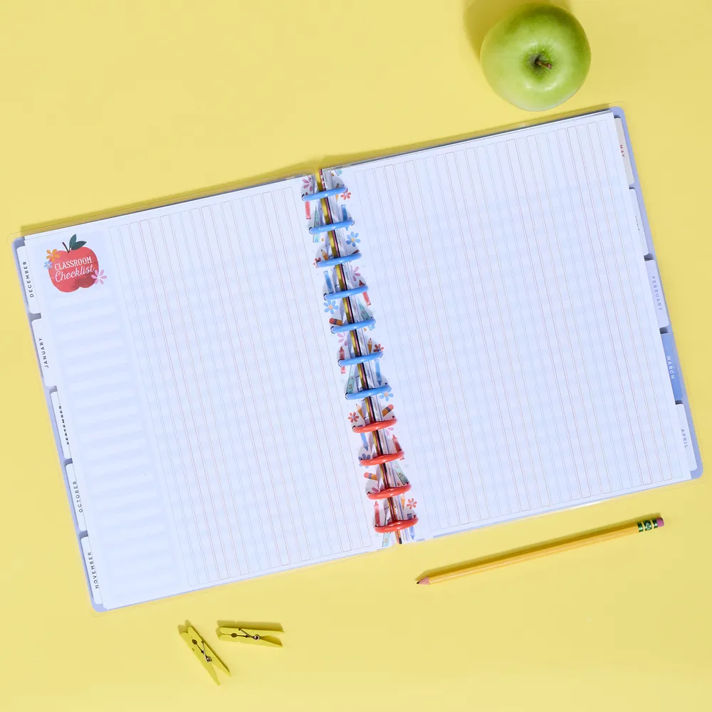 Classroom Brights Teacher - Teacher Checklist Big Filler Paper - 40 Sheets
