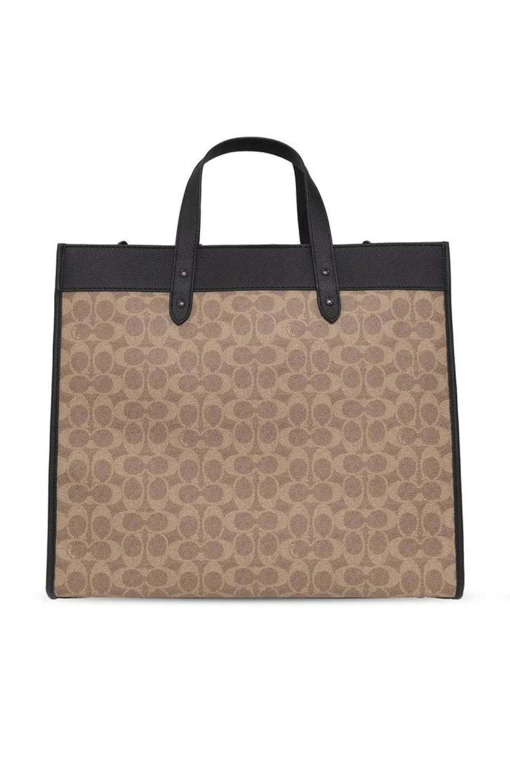 Coach Field Monogram Pattern Tote Bag
