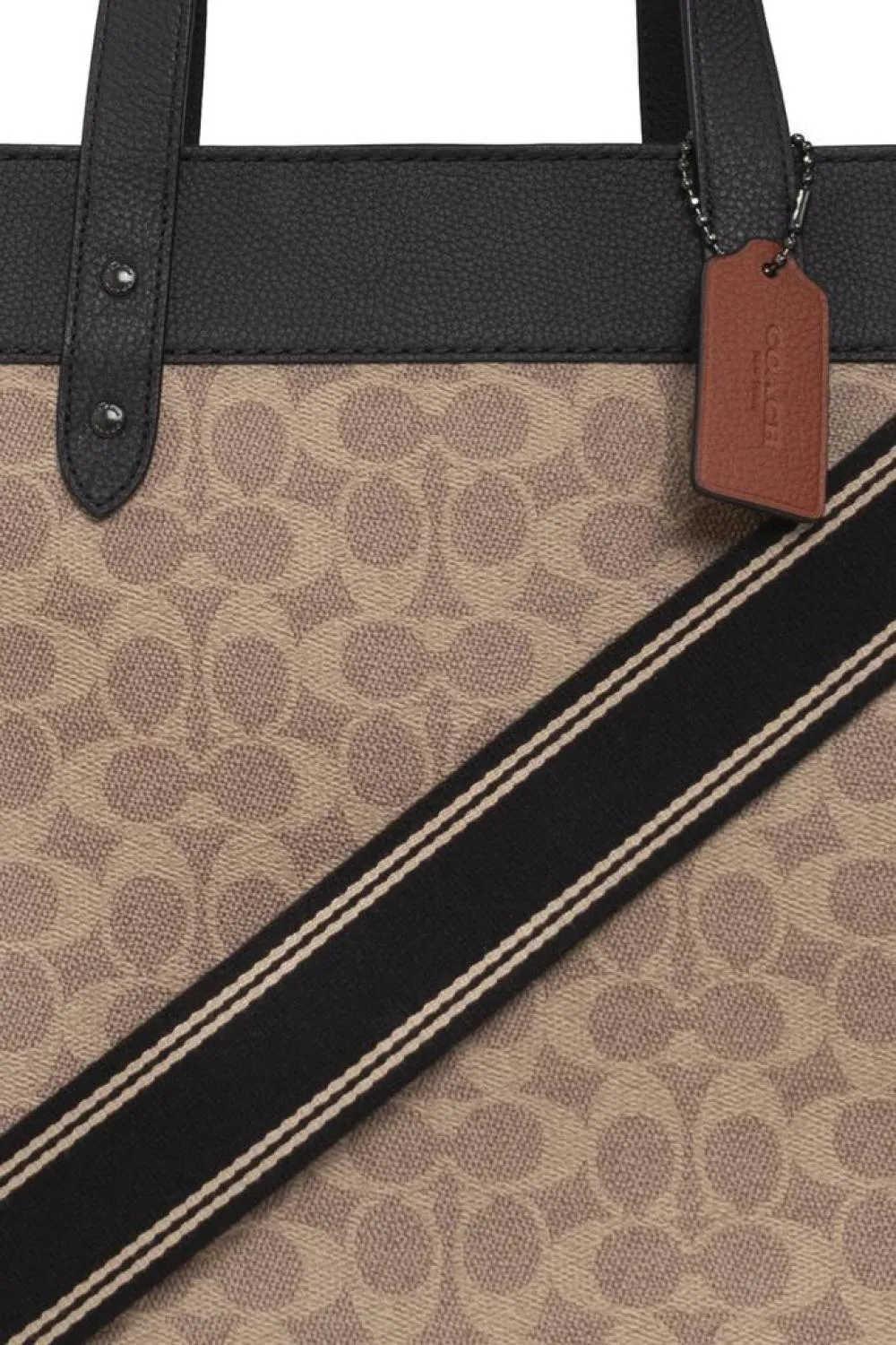 Coach Field Monogram Pattern Tote Bag