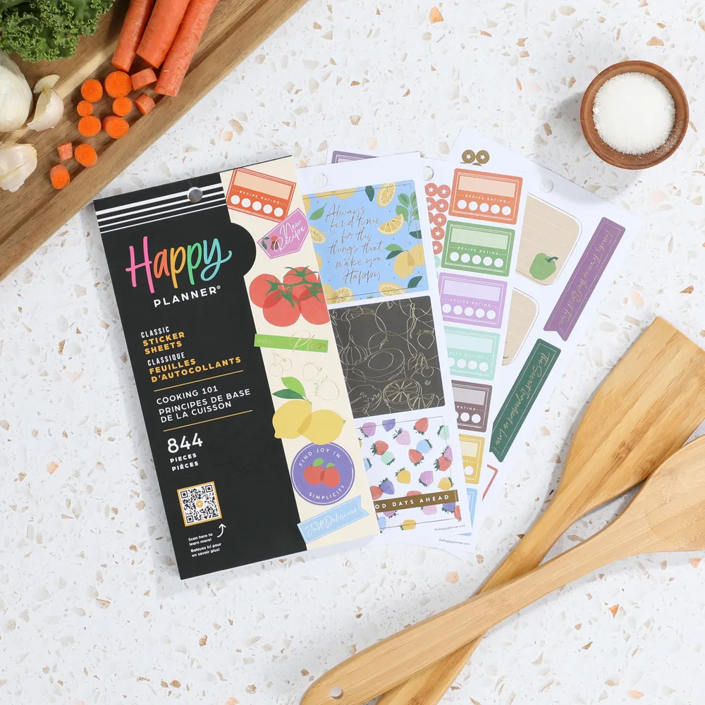 Cooking 101 - Value Pack Stickers