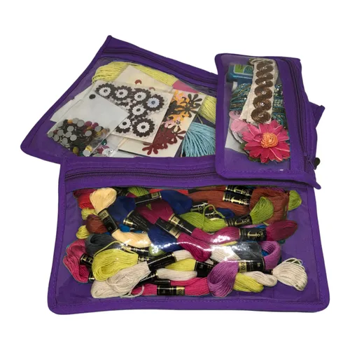 Craft Notions Pouch Set (3PC) Sorting & Organizing