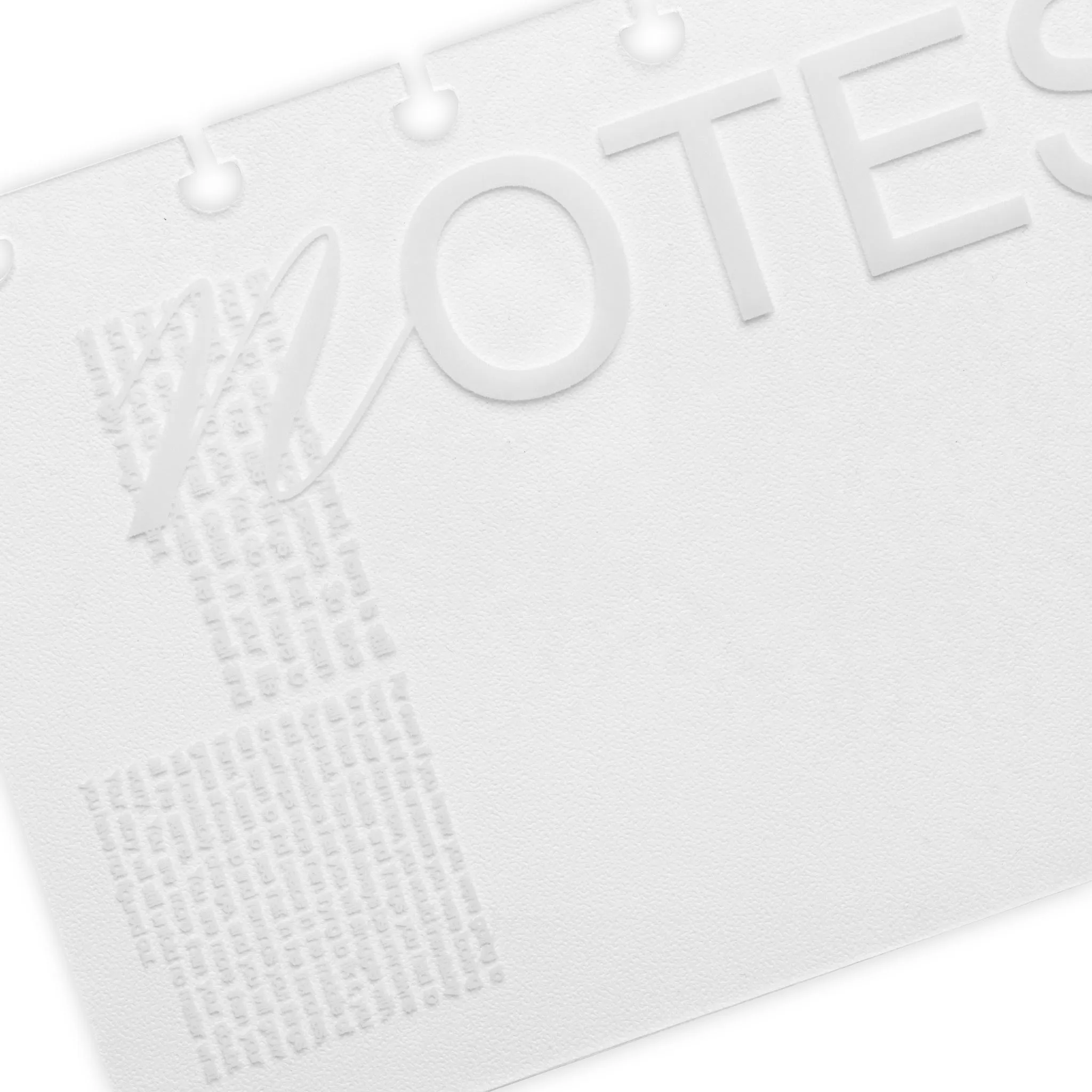 Crystal Clear Notebook Cover | Notes | CP Petite