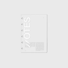 Crystal Clear Notebook Cover | Notes | CP Petite