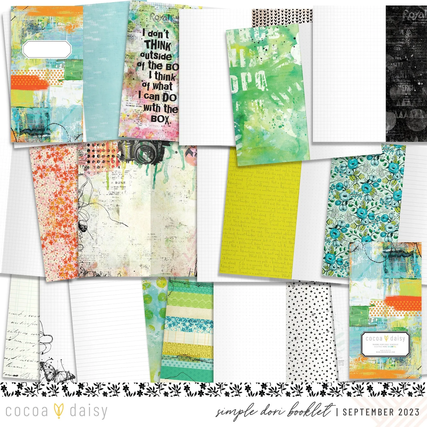 Daily Journal SimpleDaisy Notebook September 2023
