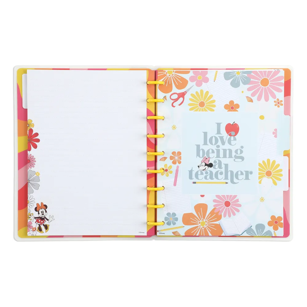 Disney Sunny Minnie Teacher - Dotted Lined Classic Teacher Notebook - 60 Sheets