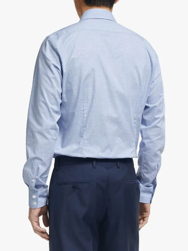 Dot Print Slim Fit Shirt