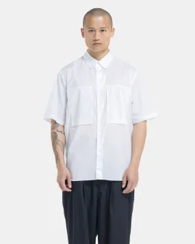 Double Pocket Shirt in White