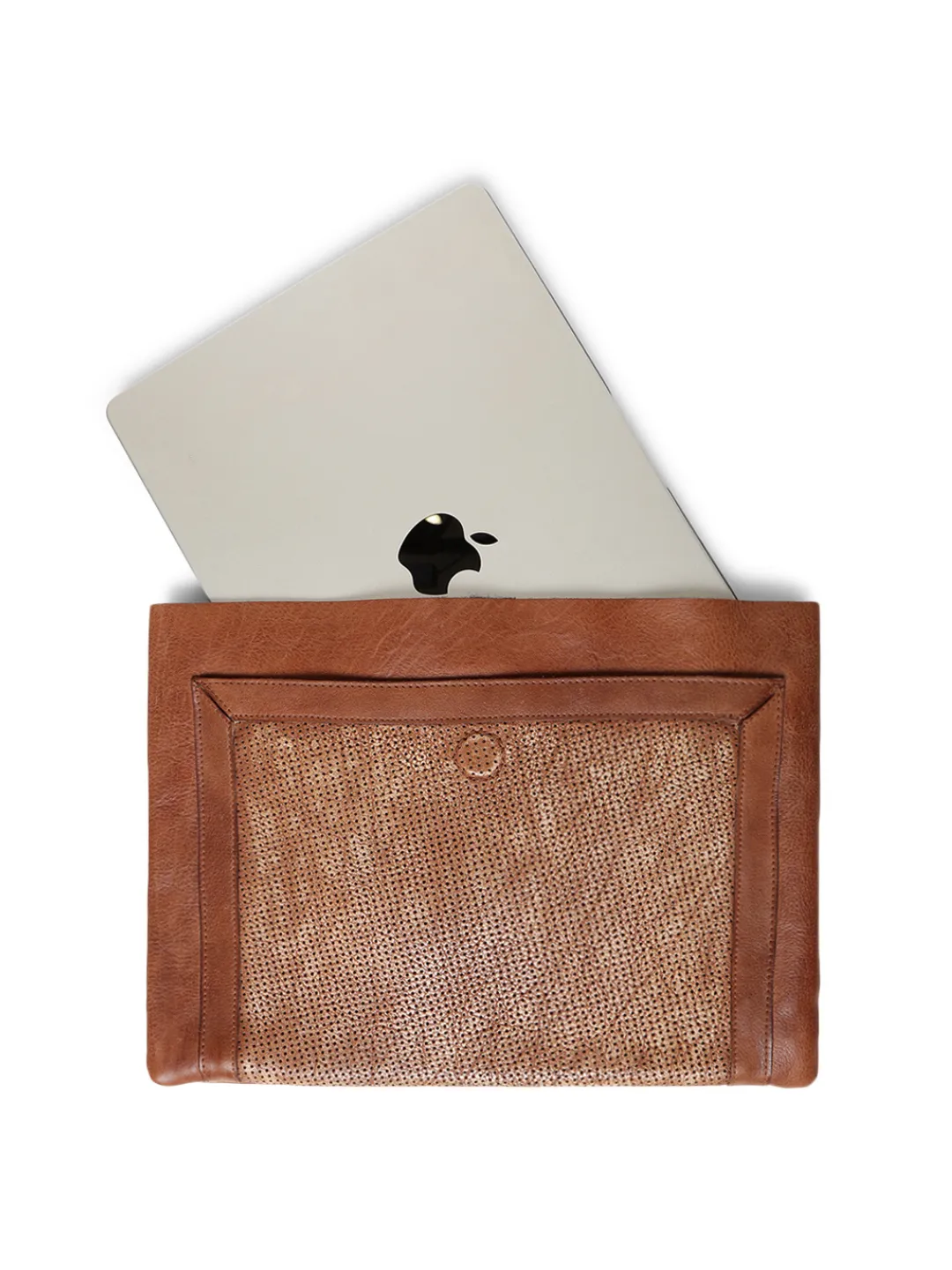 EleganceWrap Cognac Leather Laptop Cases