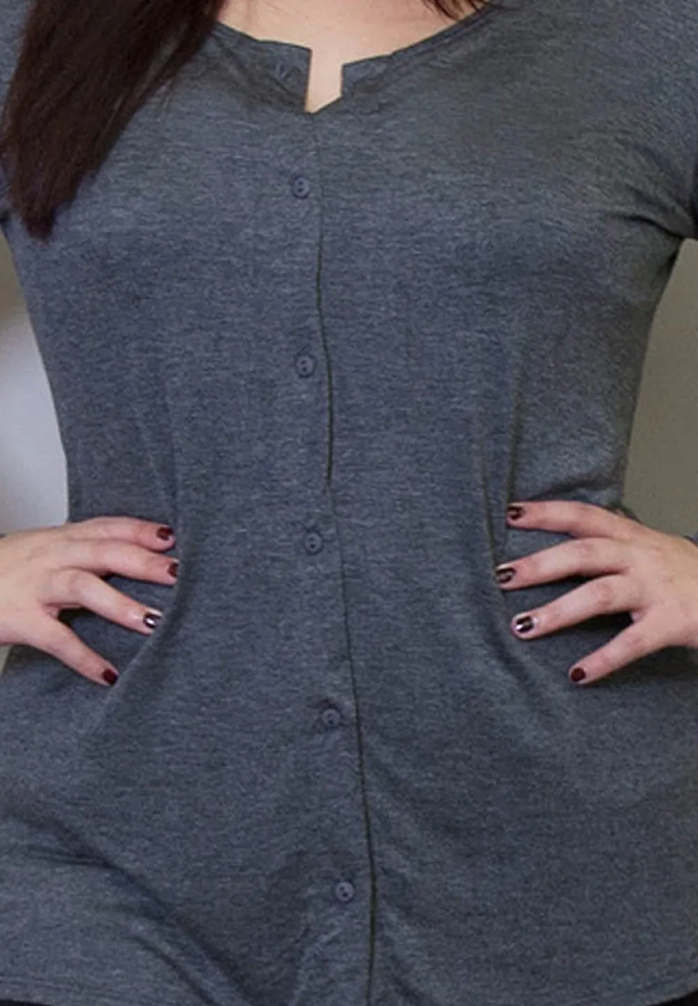Erica Button Down Top