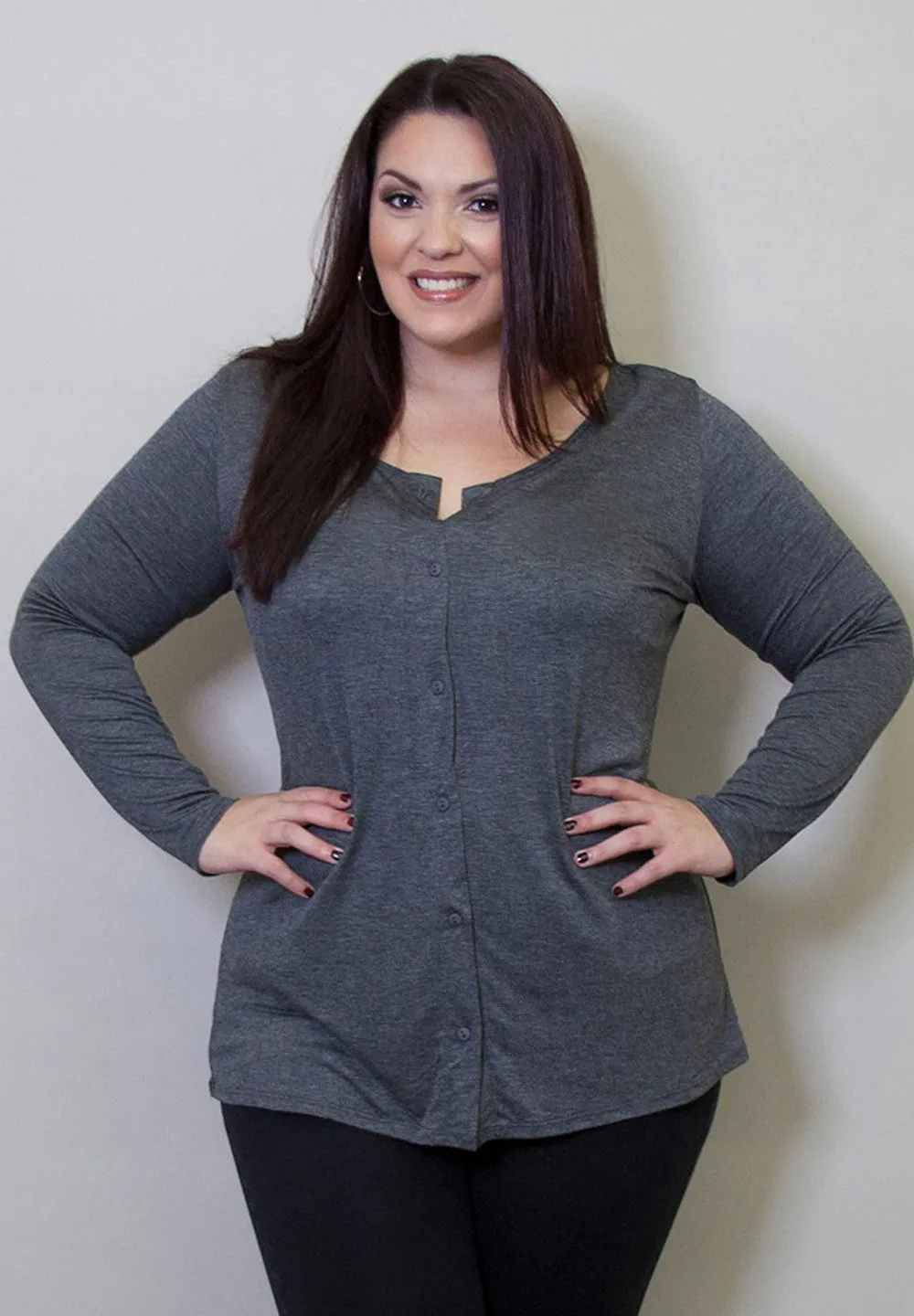 Erica Button Down Top