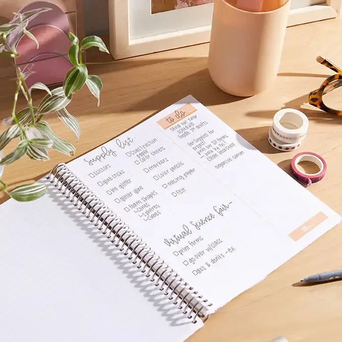 Erin Condren EttaVee Finger Painted Florals Notebook - Lined