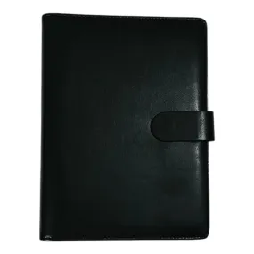 Executive Black Reusable Stone Paper Smart Notebook and Planner (Size: B5)