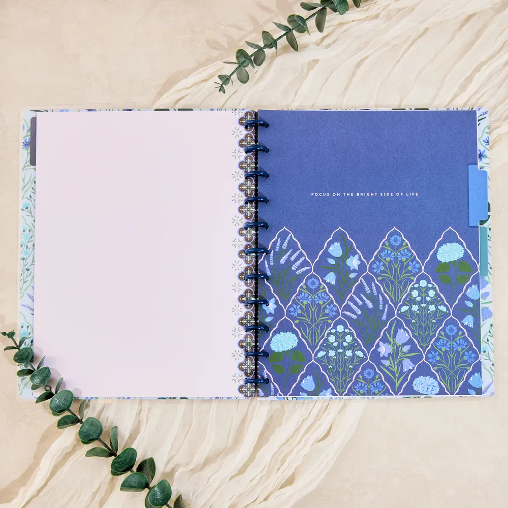 Exotic Borders - Dotted Lined Big Notebook - 60 Sheets