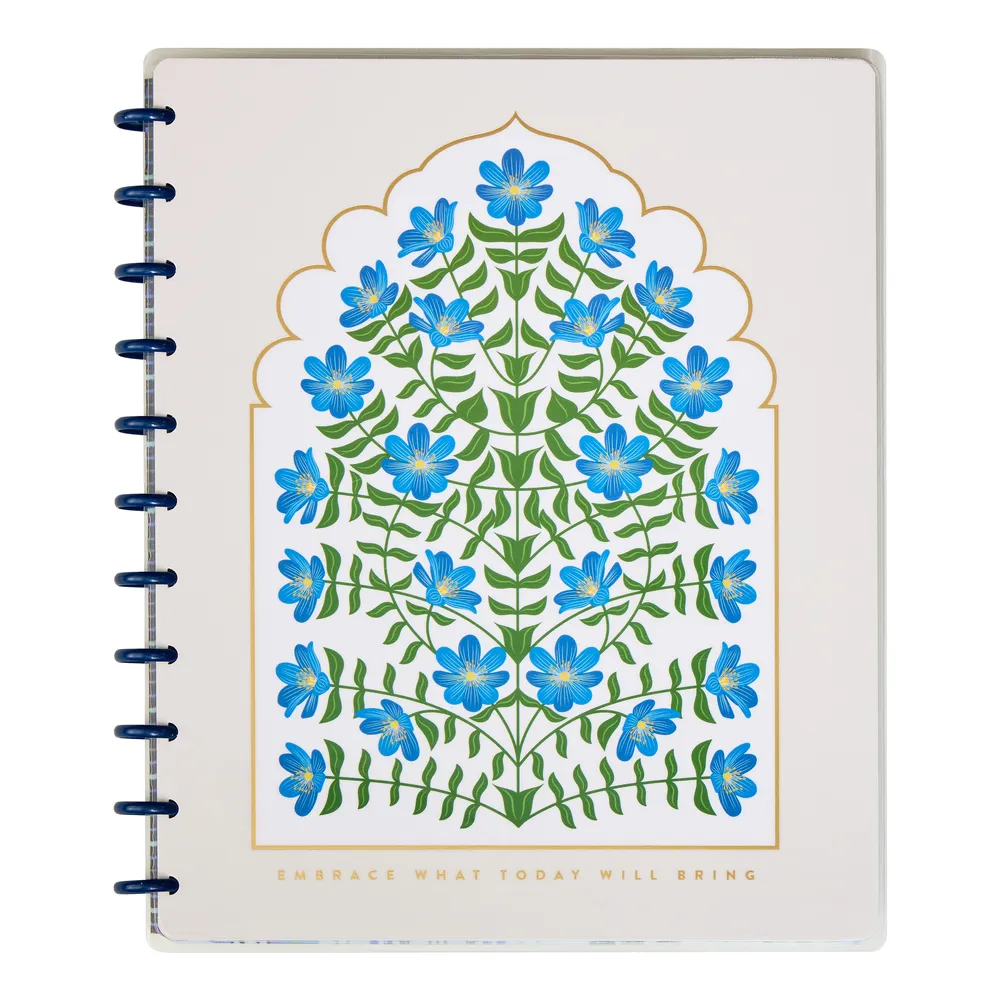 Exotic Borders - Dotted Lined Big Notebook - 60 Sheets