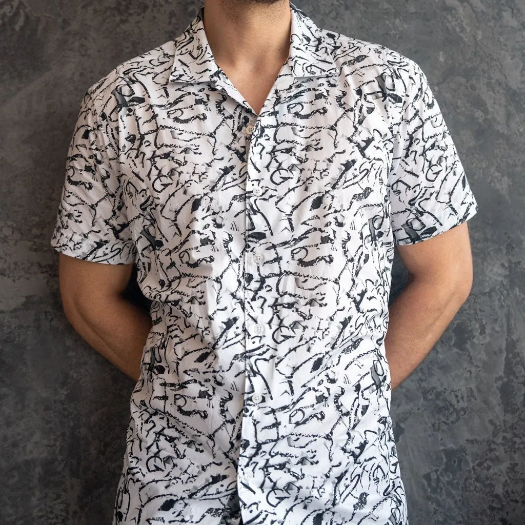 Exotic Zebras Open Collar Shirt