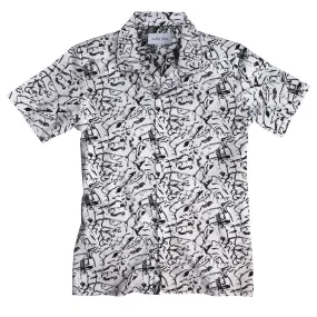 Exotic Zebras Open Collar Shirt